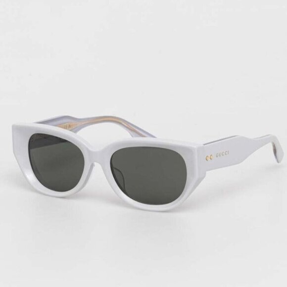NWT Gucci GG1532SA-003 Grey Cat Eye 54mm Sunglasses